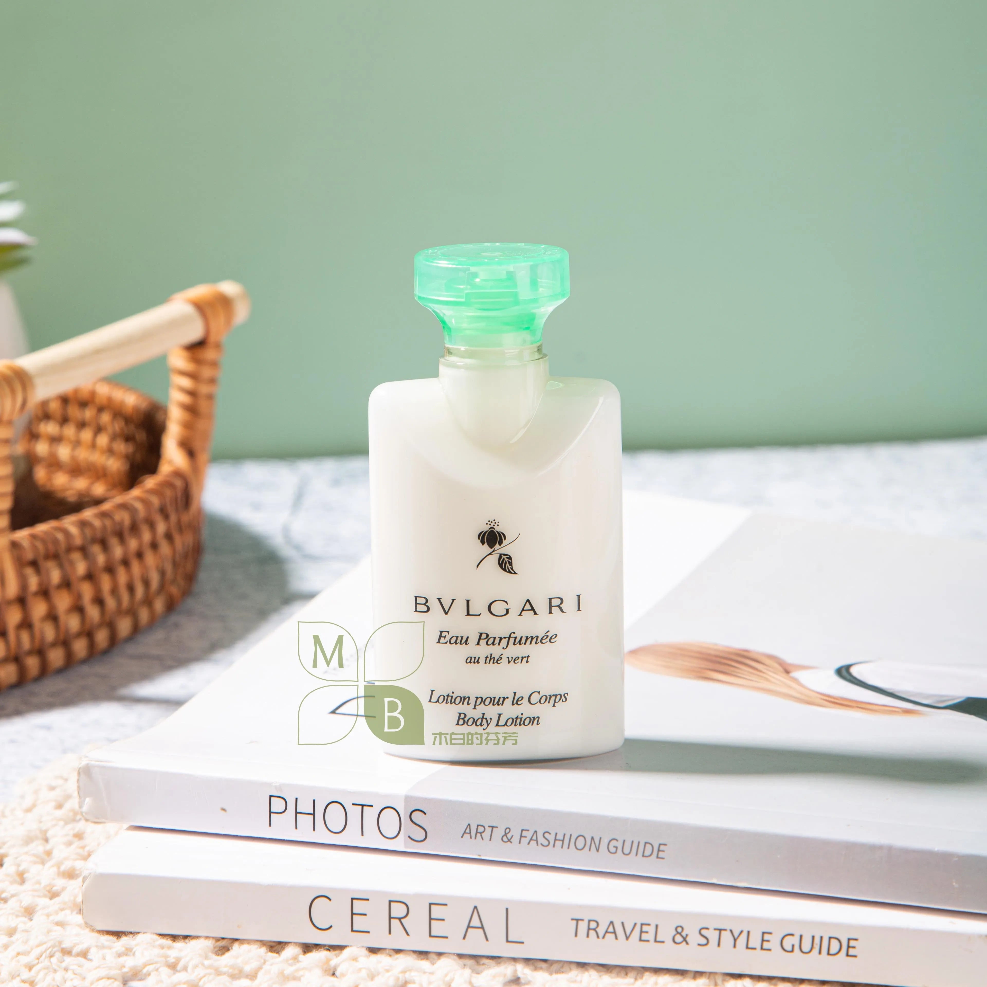 BVLGARI Green Tea Shampoo & Conditioner & Shower Gel & Body Lotion & Soap 40ML