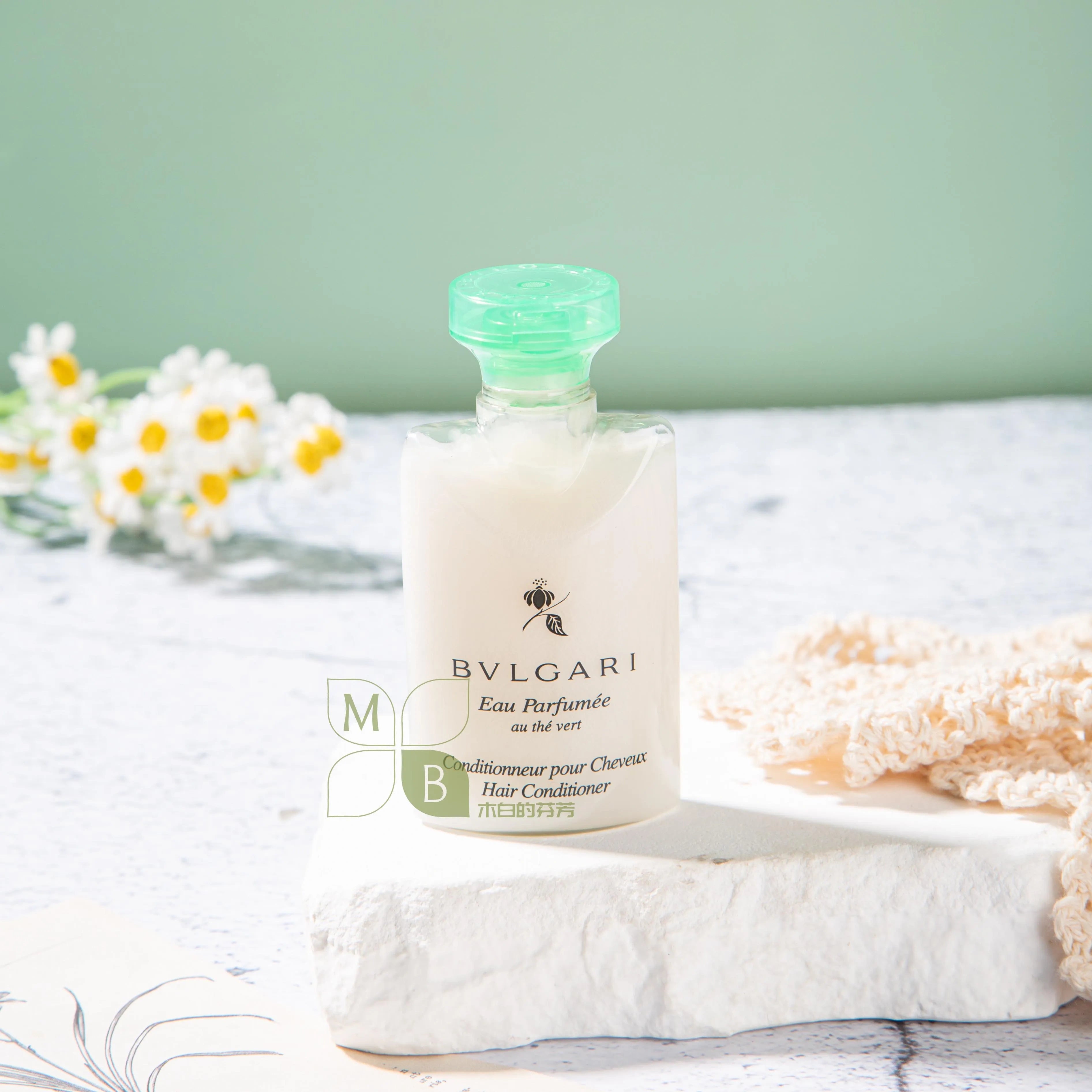 BVLGARI Green Tea Shampoo & Conditioner & Shower Gel & Body Lotion & Soap 40ML