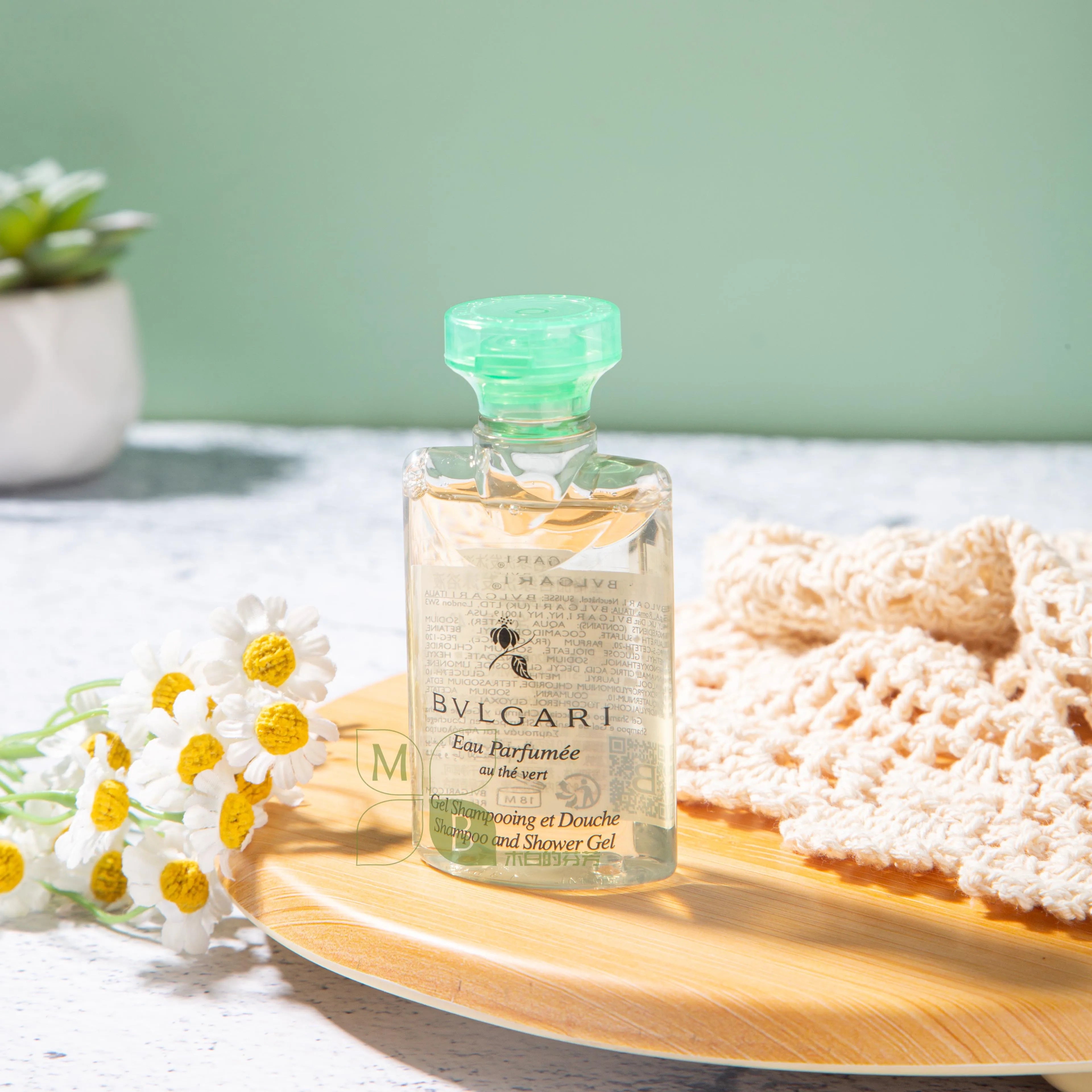 BVLGARI Green Tea Shampoo & Conditioner & Shower Gel & Body Lotion & Soap 40ML