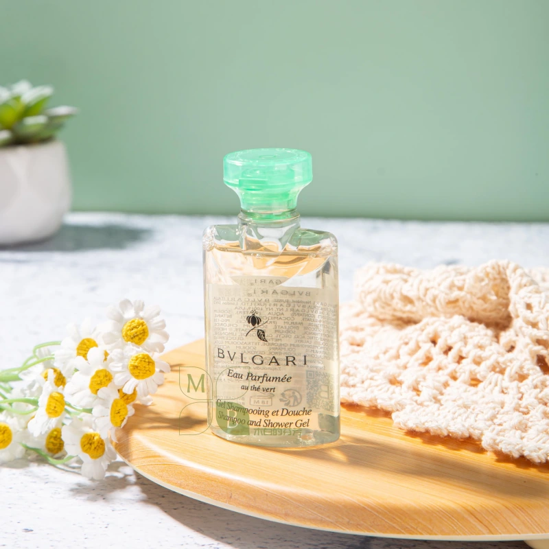 BVLGARI Green Tea Shampoo & Conditioner & Shower Gel & Body Lotion & Soap 40ML