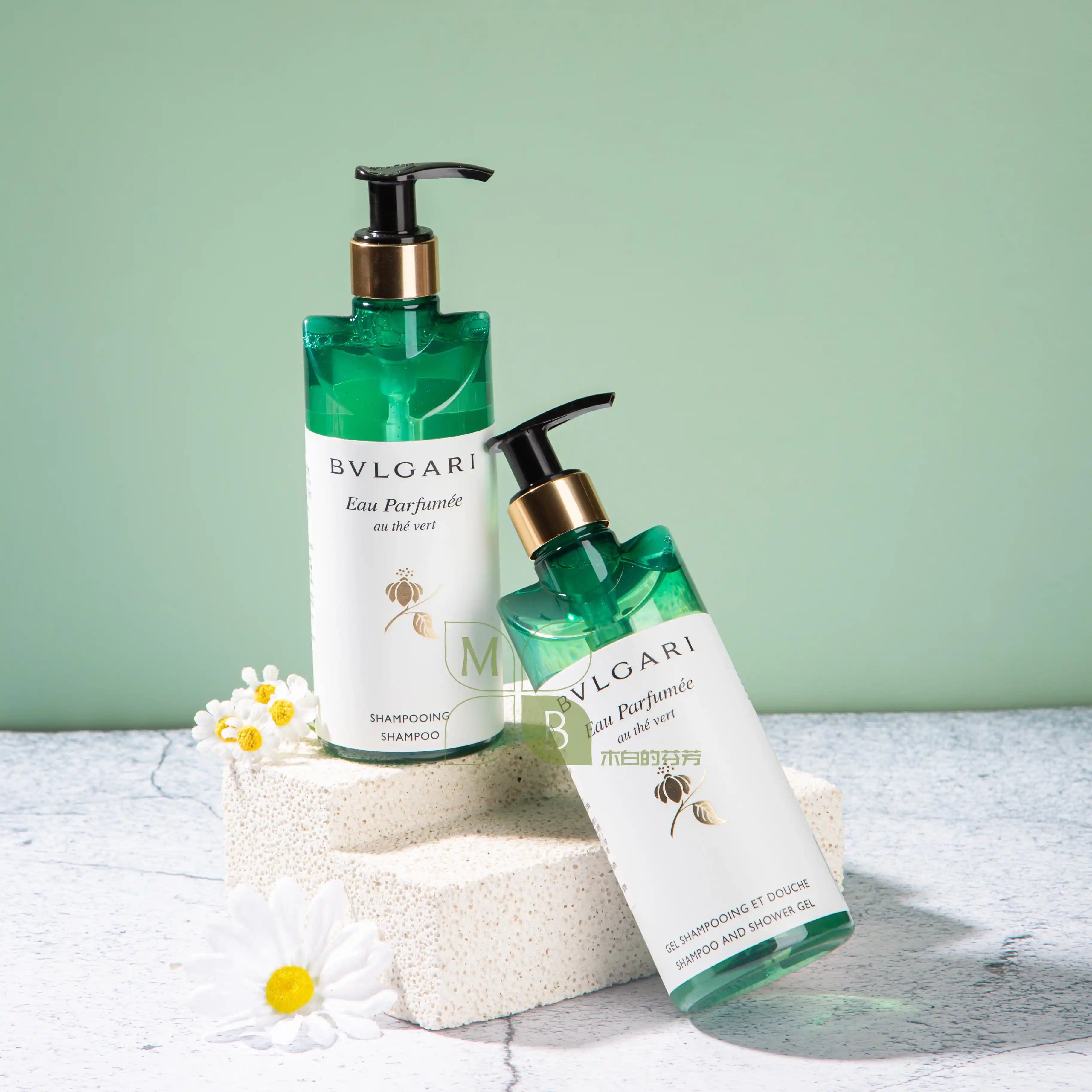 BVLGARI Green Tea Shampoo & Conditioner & Body Lotion & Shower Gel & Hand Wash & Hand Lotion 300ML
