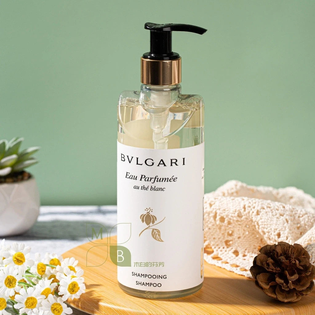 BVLGARI Shampoo & Conditioner & Body Lotion & Shower Gel & Hand Wash & Hand Lotion White Tea 300ML