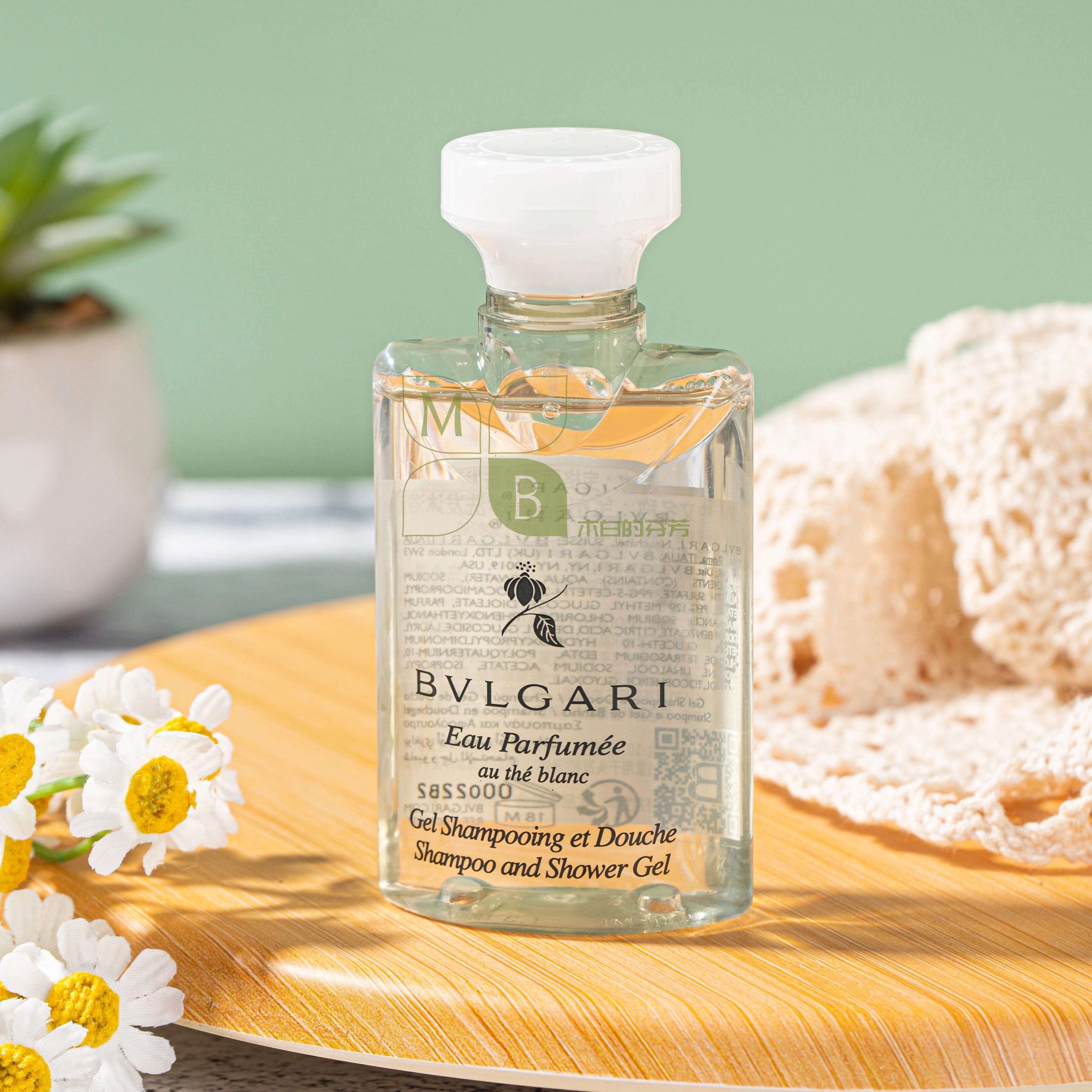 BVLGARI White Tea Shampoo & Conditioner & Shower Gel & Body Lotion 40ML