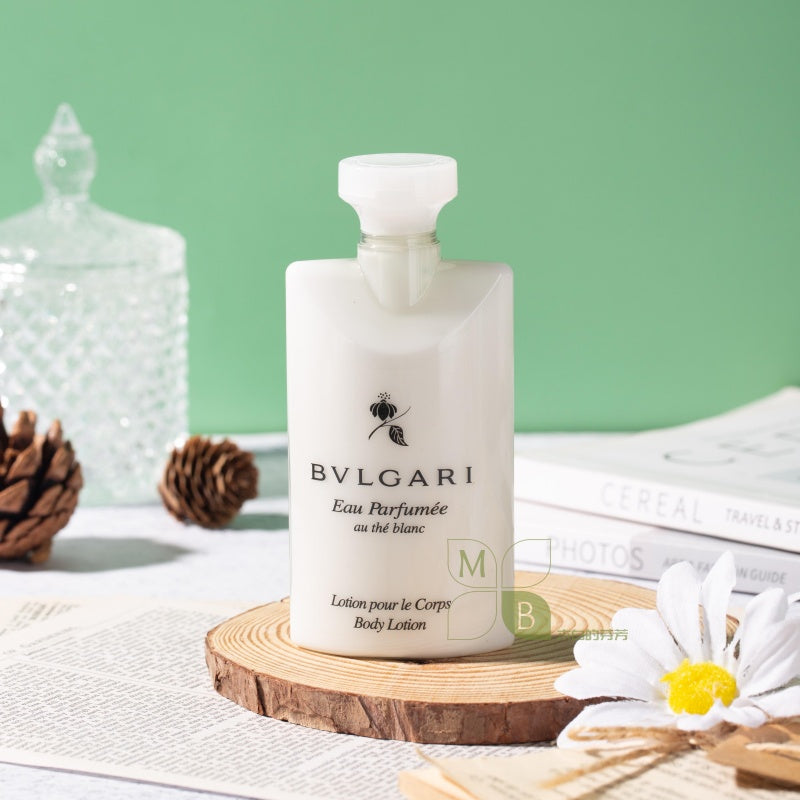 BVLGARI White Tea Shampoo & Conditioner & Shower Gel & Body Lotion & Soap 75ML