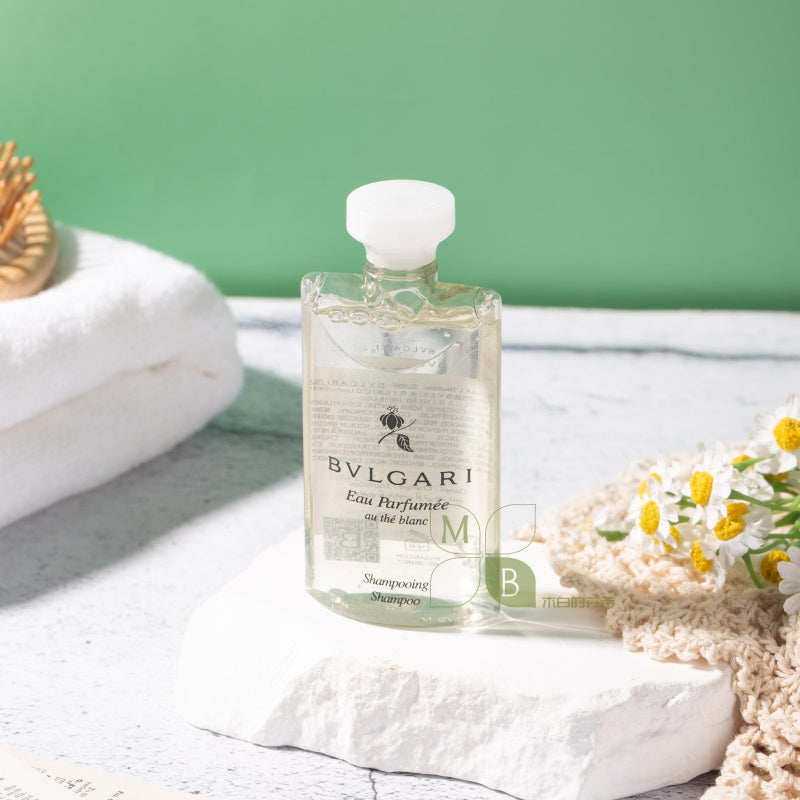 BVLGARI White Tea Shampoo & Conditioner & Shower Gel & Body Lotion & Soap 75ML