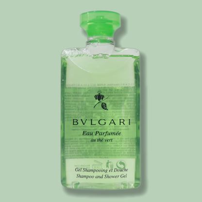 BVLGARI Green Tea Shampoo &amp; Conditioner &amp; Shower Gel &amp; Body Lotion &amp; Soap 75ML