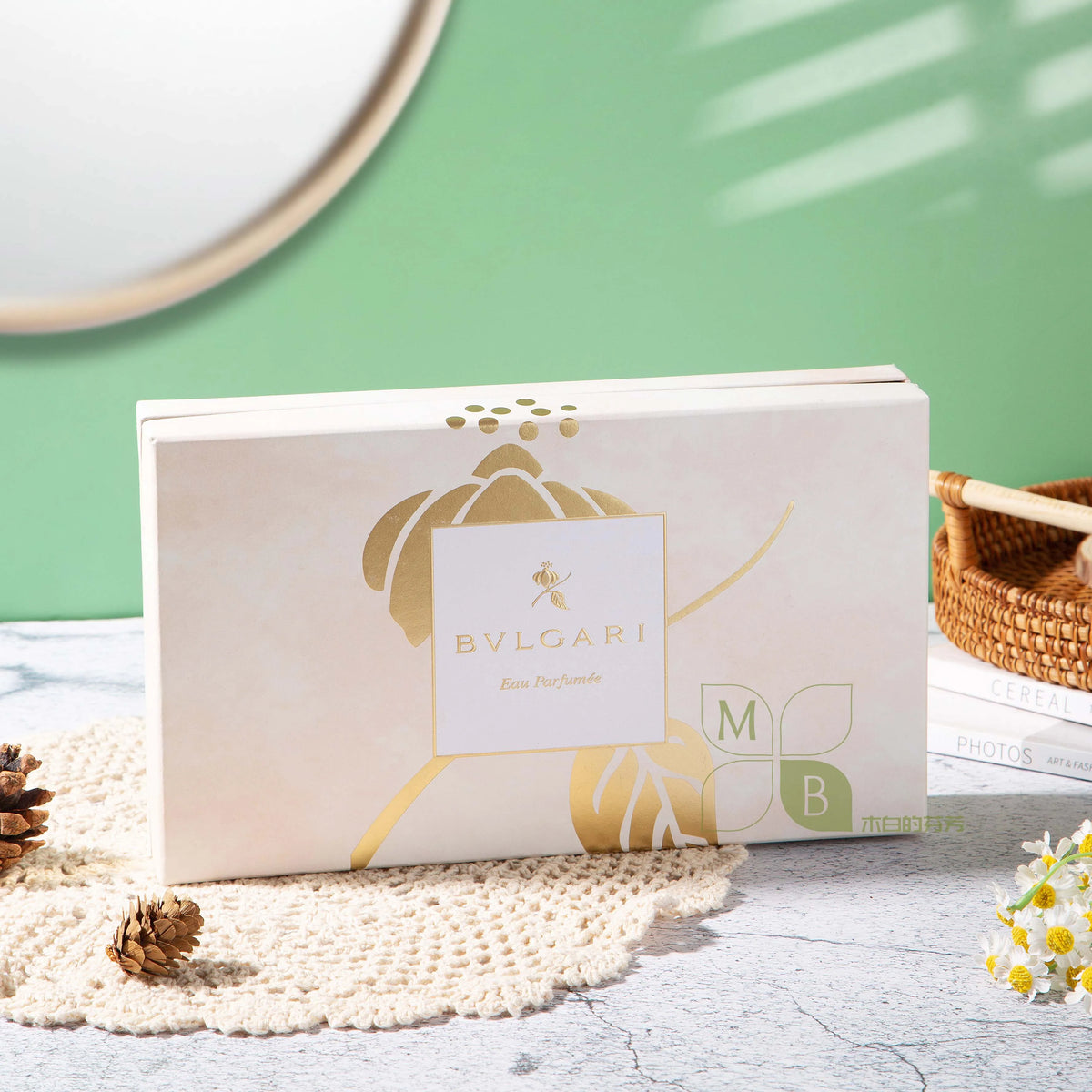 BVLGARI Hair & Body Set White Tea (40ML Each) » Buy Online