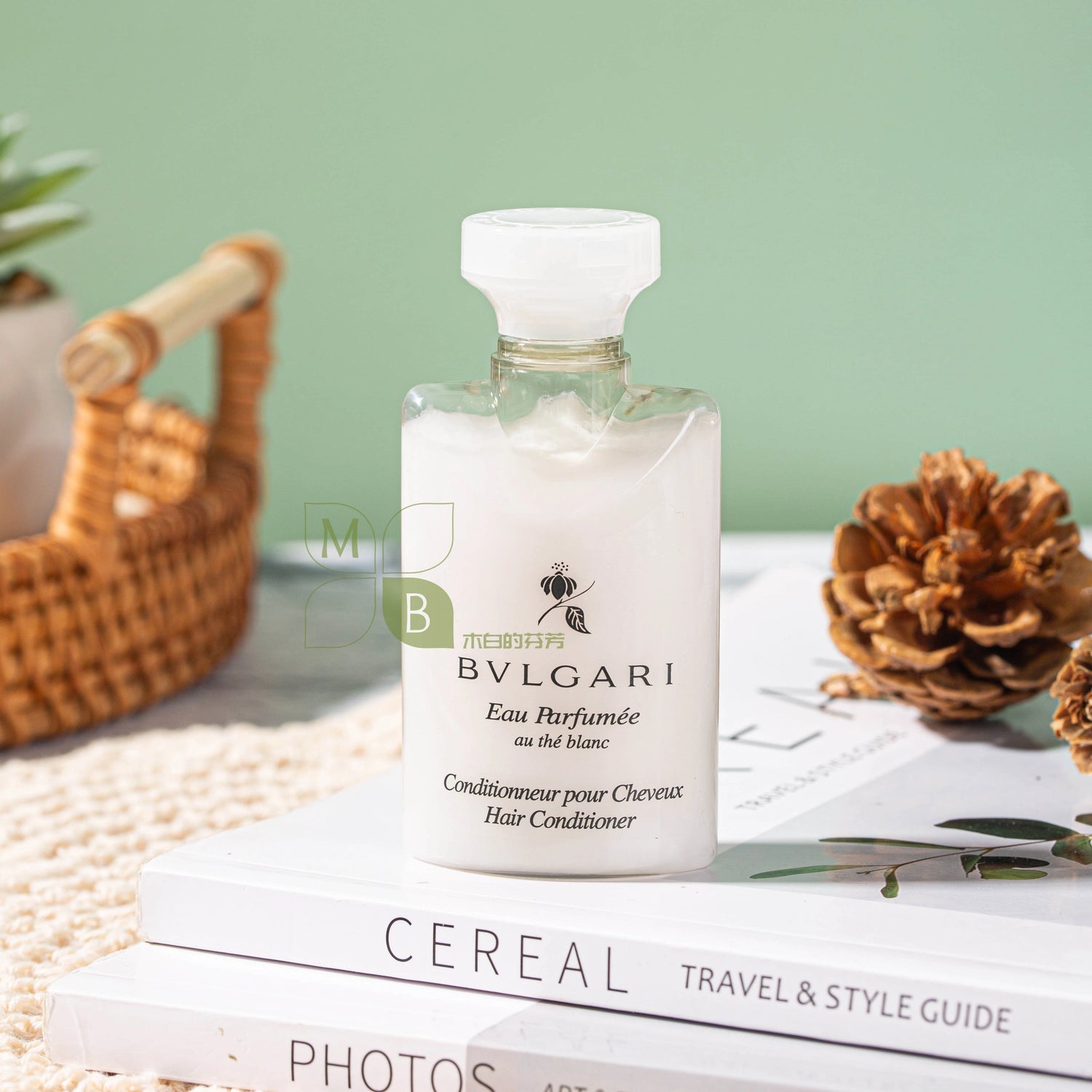 BVLGARI White Tea Shampoo &amp; Conditioner &amp; Shower Gel &amp; Body Lotion 40ML