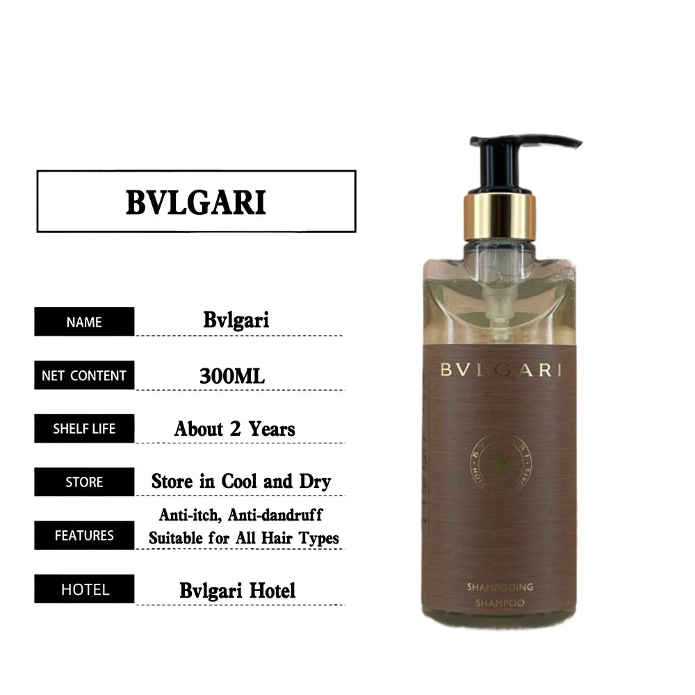 BVLGARI Shampoo & Conditioner & Shower Gel & Hand Lotion Exclusive Series 300ML