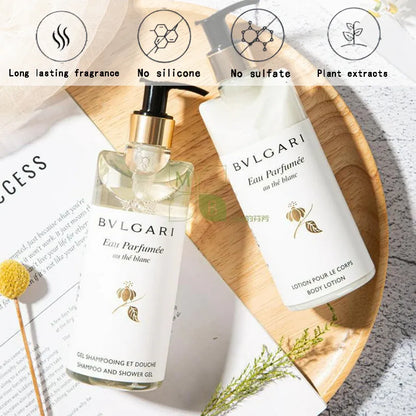 BVLGARI Shampoo &amp; Conditioner &amp; Body Lotion &amp; Shower Gel &amp; Hand Wash &amp; Hand Lotion White Tea 300ML